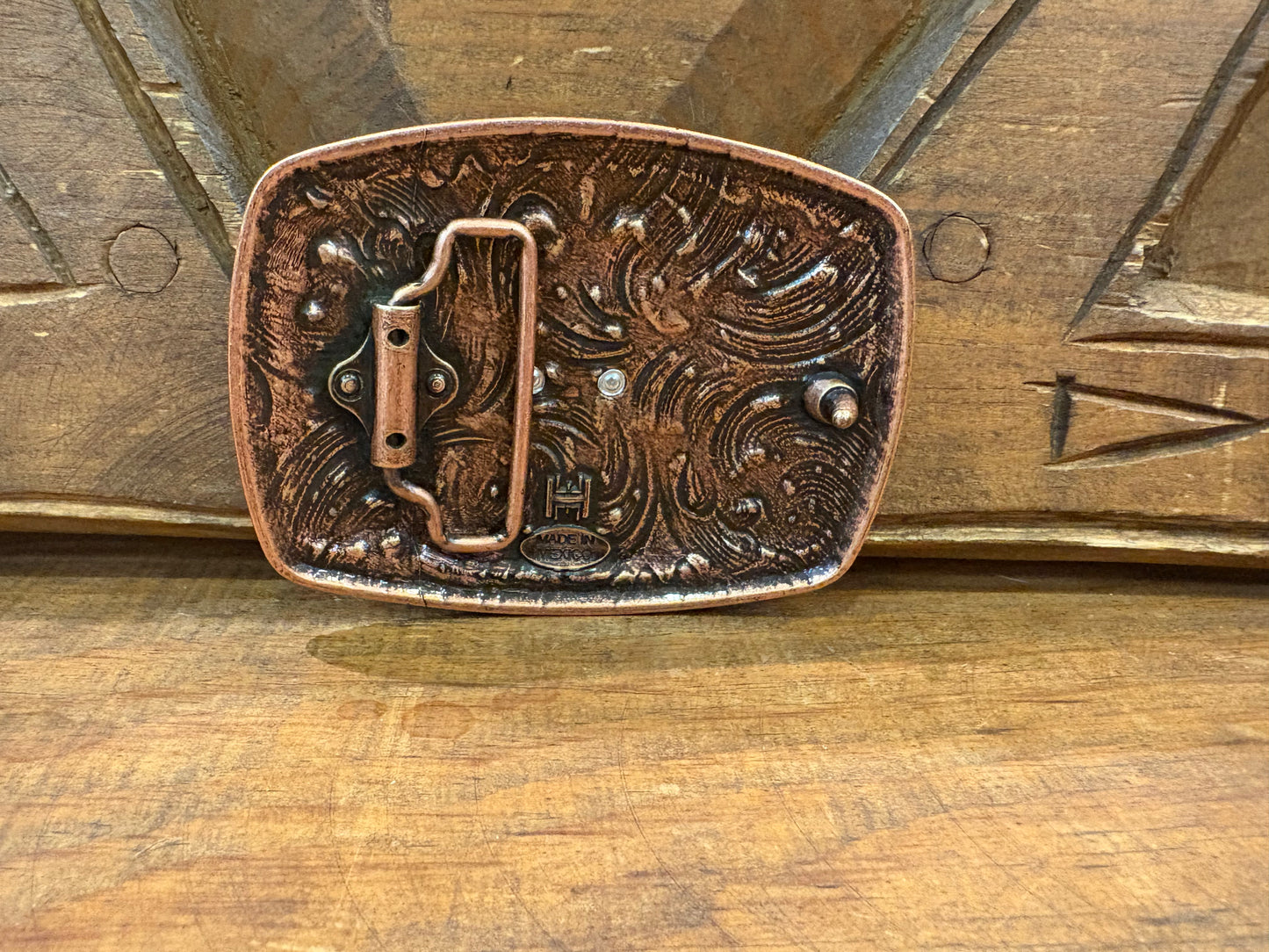 Bull Copper Belt Belt Buckle