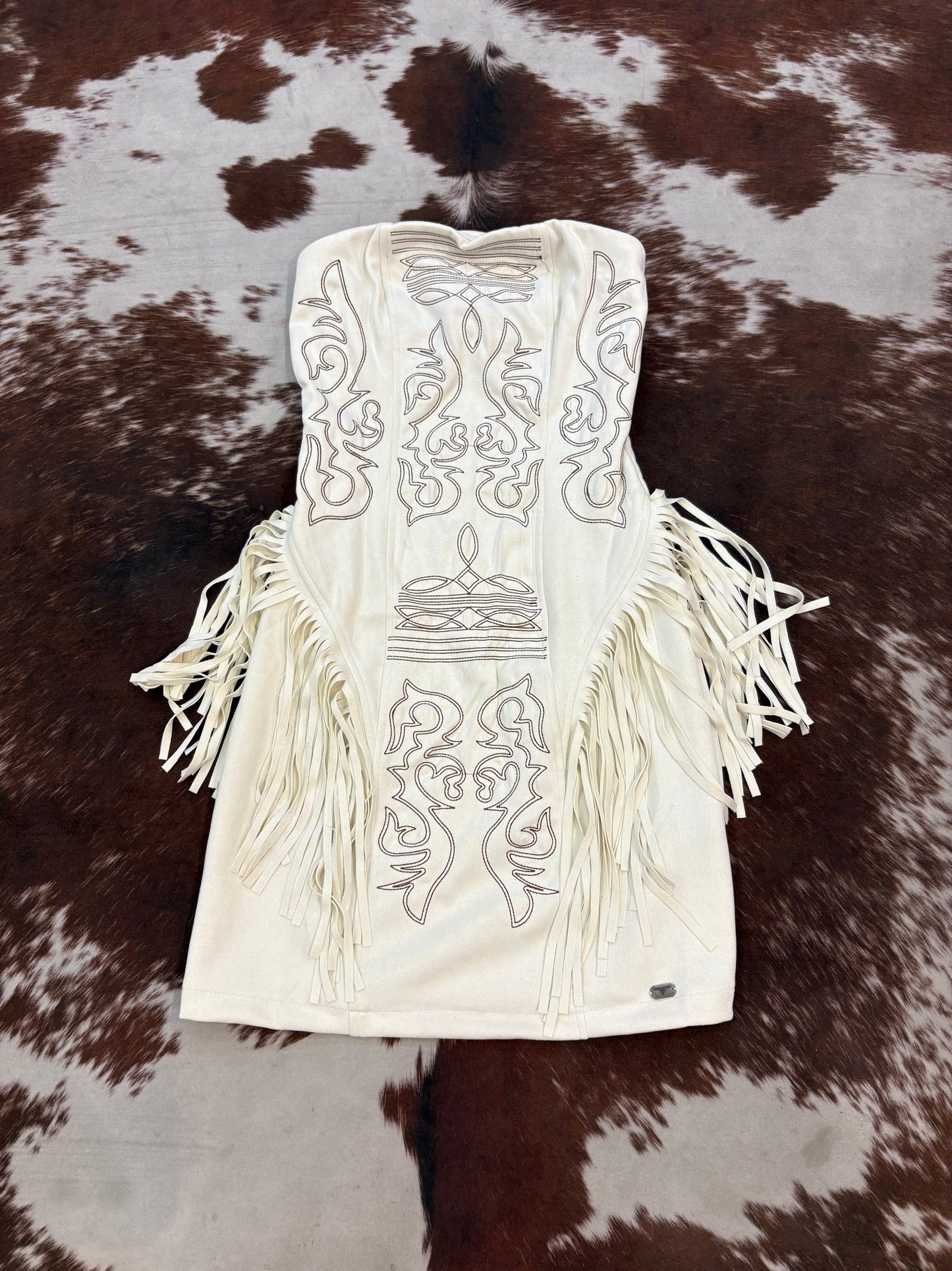 Women's Western Boot stitching pattern Dress