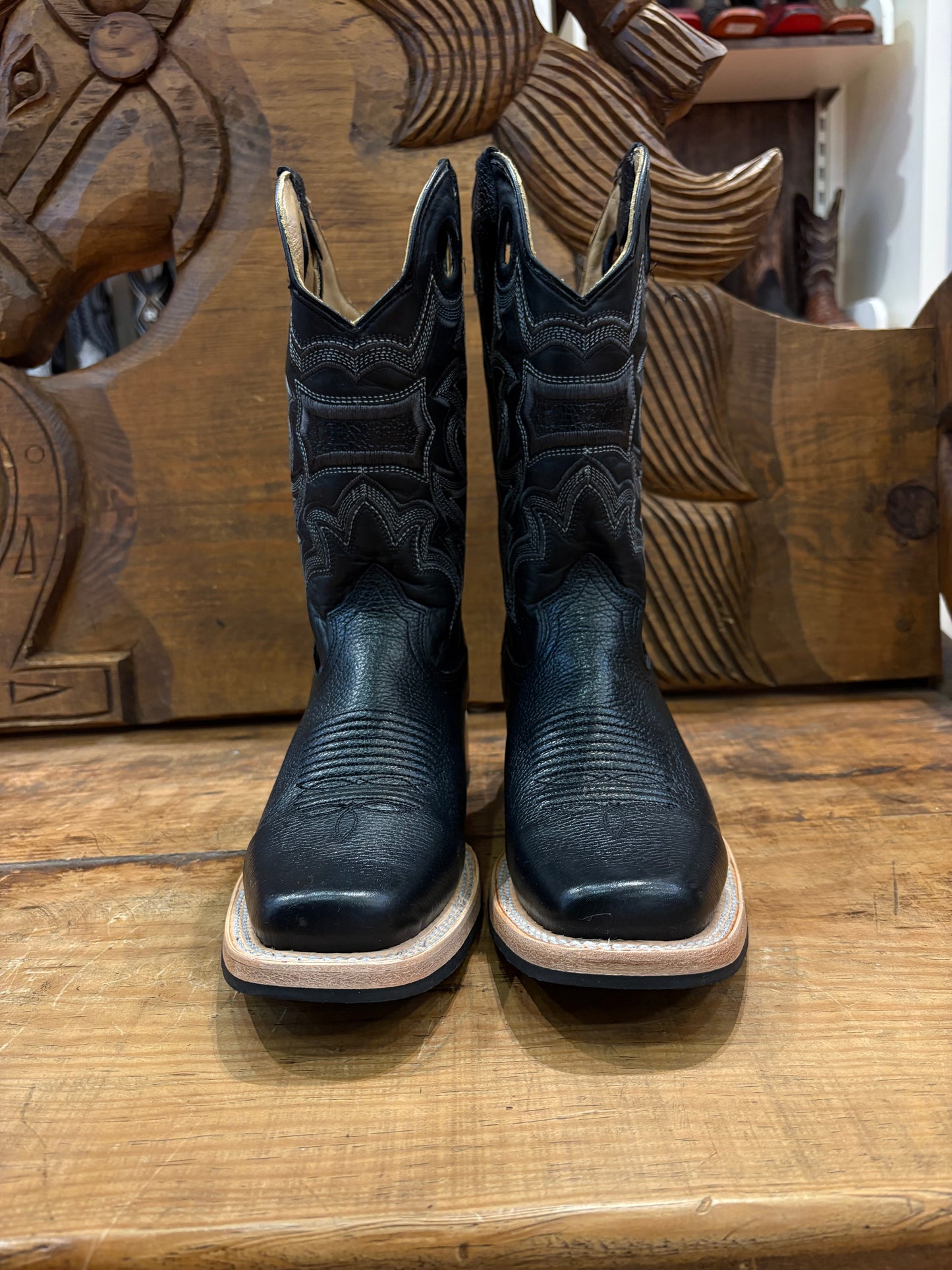 Reyme Boot Black Leather Boots