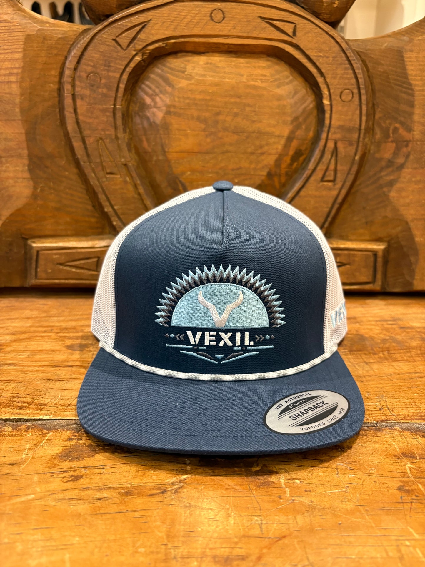 VexilCap Sunrise - Blue/White Mesh