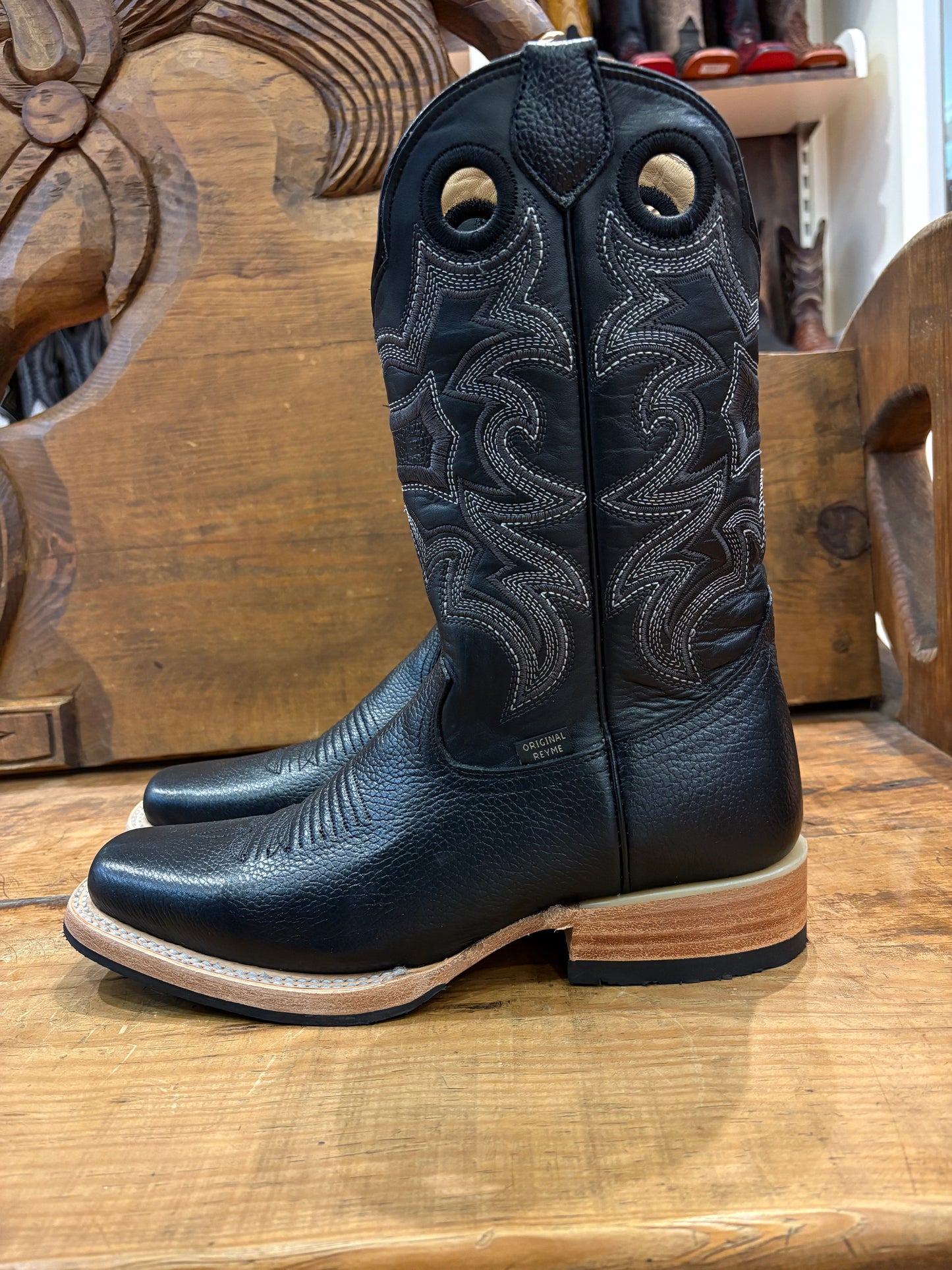Reyme Boot Black Leather Boots