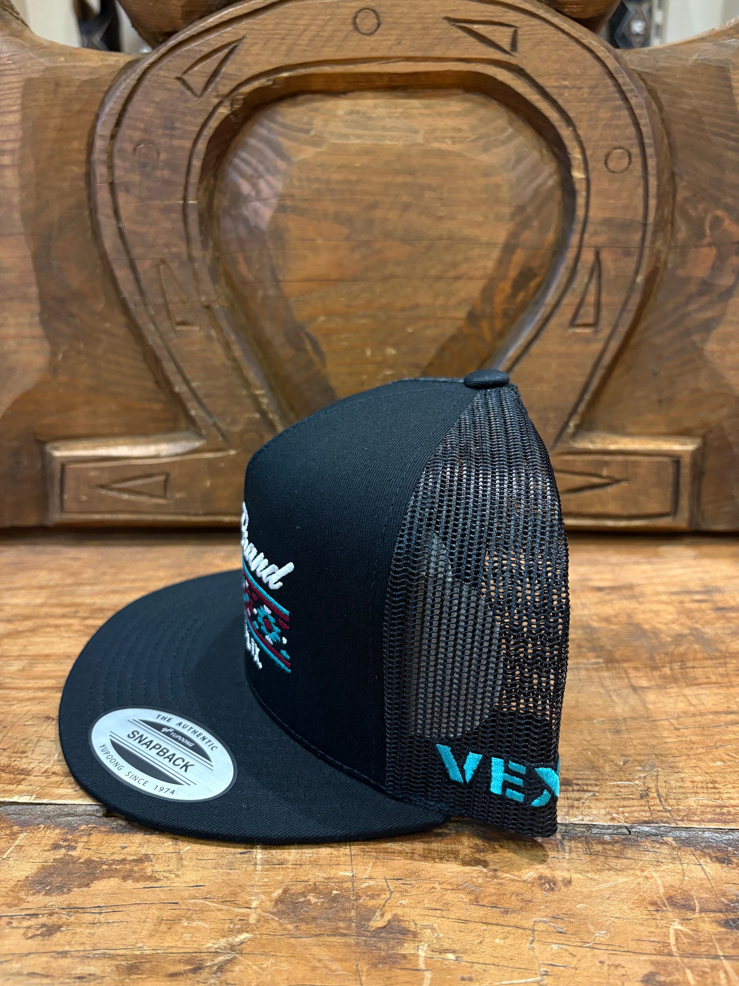 Vexil Brand - Texas - Red/Light Blue Black Mesh