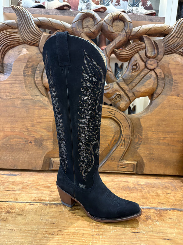 Black Knee High Boots