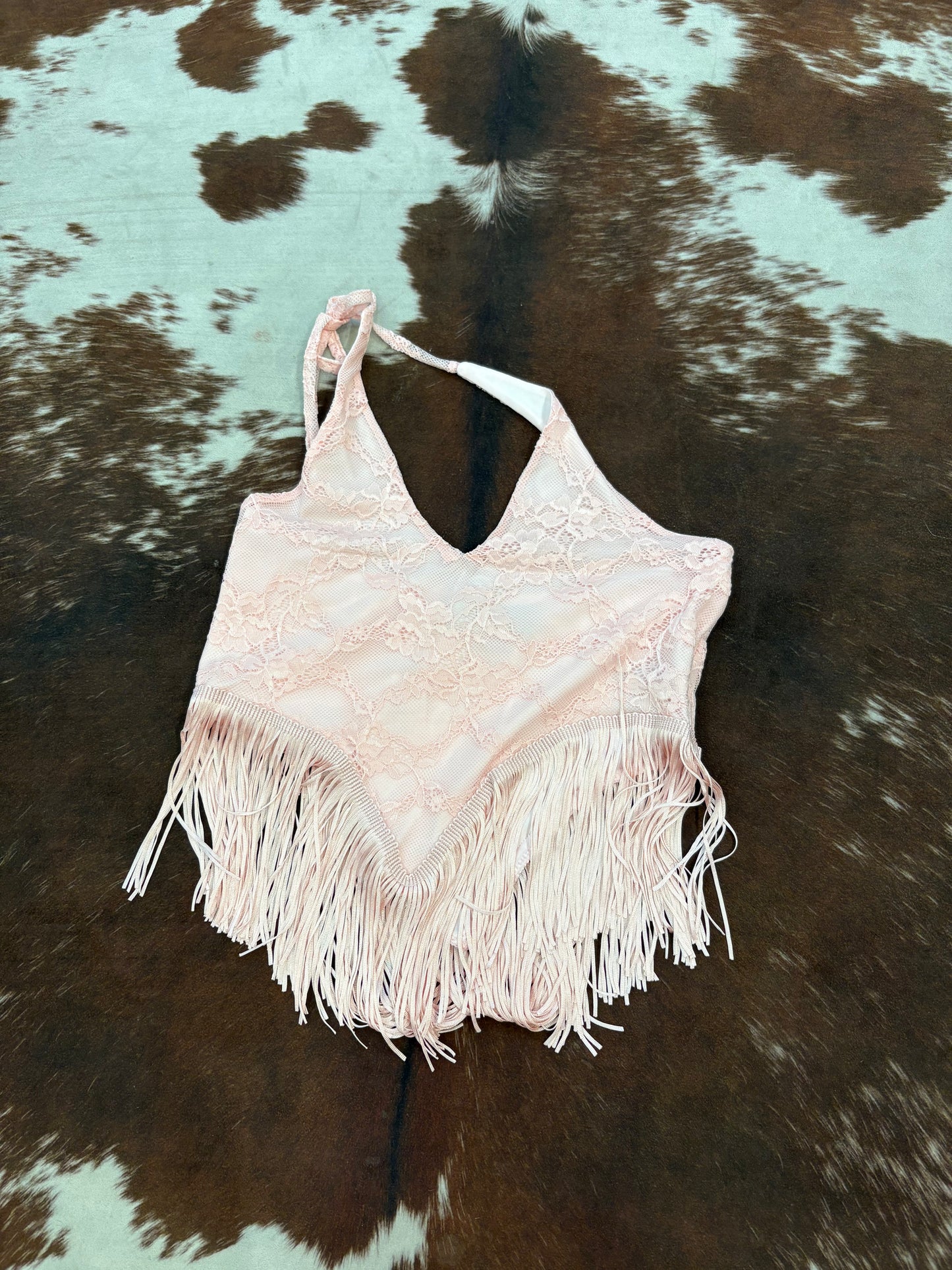 Lace Fringe Top