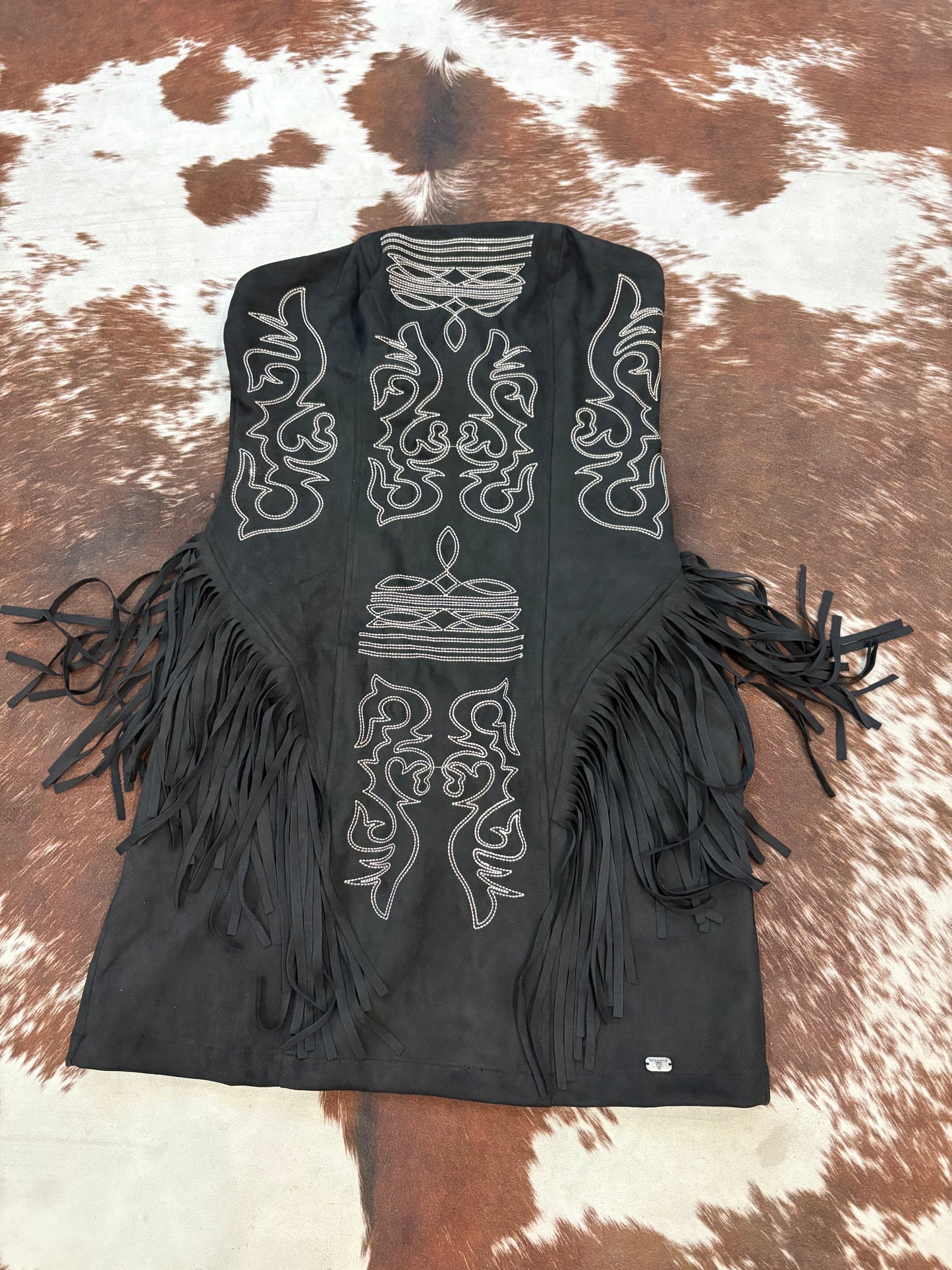 Women's Western Boot stitching pattern Dress